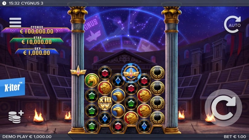 Cygnus 3 slot screen 1