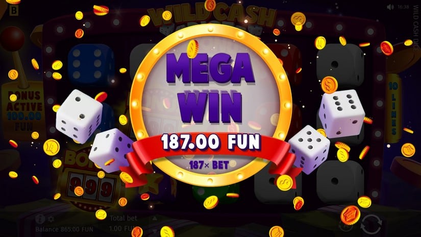 Wild Cash Dice slot screen 6