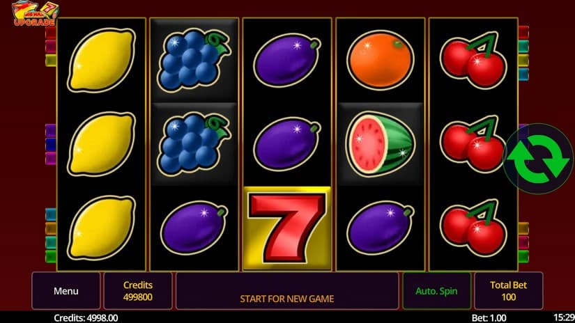 Big Max Upgrade slot screen 1