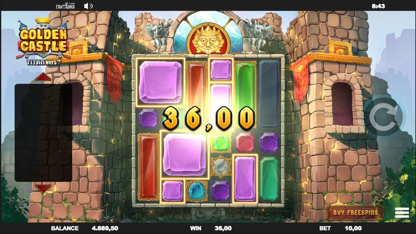 Golden Castle slot screen 3