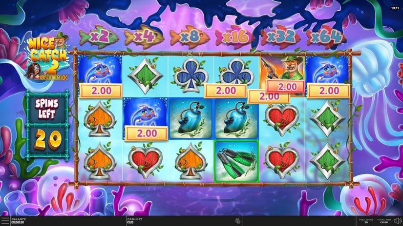 Nice Catch 2 DoubleMax slot screen 4