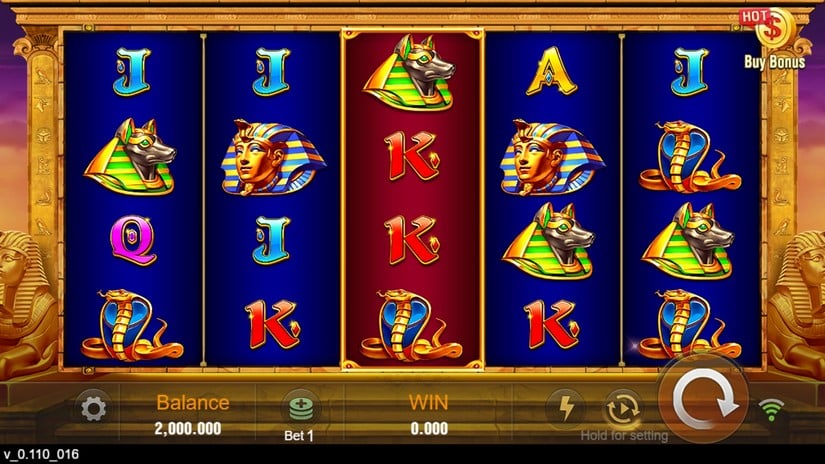 Golden Queen slot screen 1