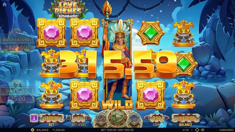 Love And Riches: Eldorado slot screen 5