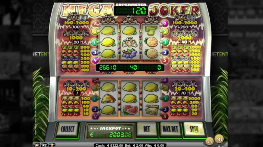 Mega Joker slot screen 2