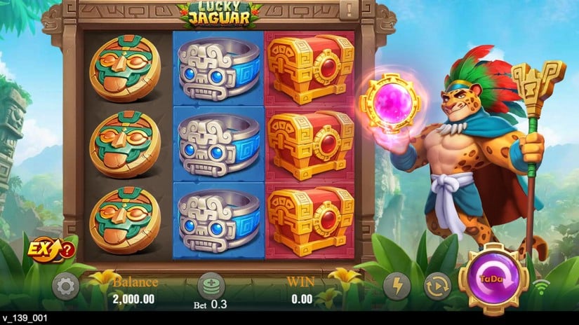 Lucky Jaguar slot screen 1