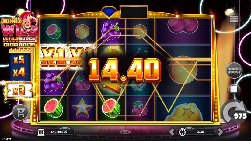 Jokrz Wild Ultranudge Gigablox slot screen 4