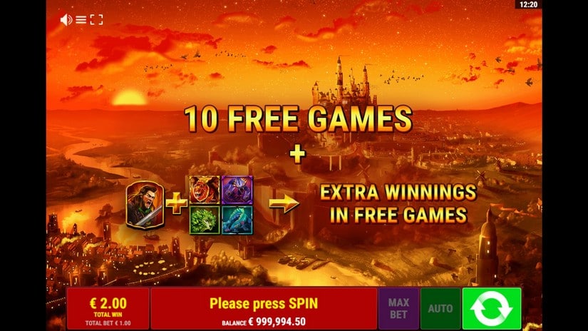 Books and Bounties slot screen 3