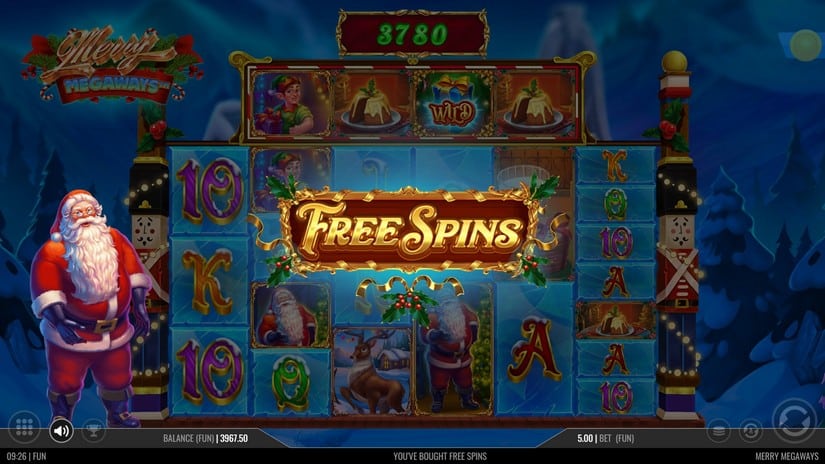 Merry Megaways slot screen 4