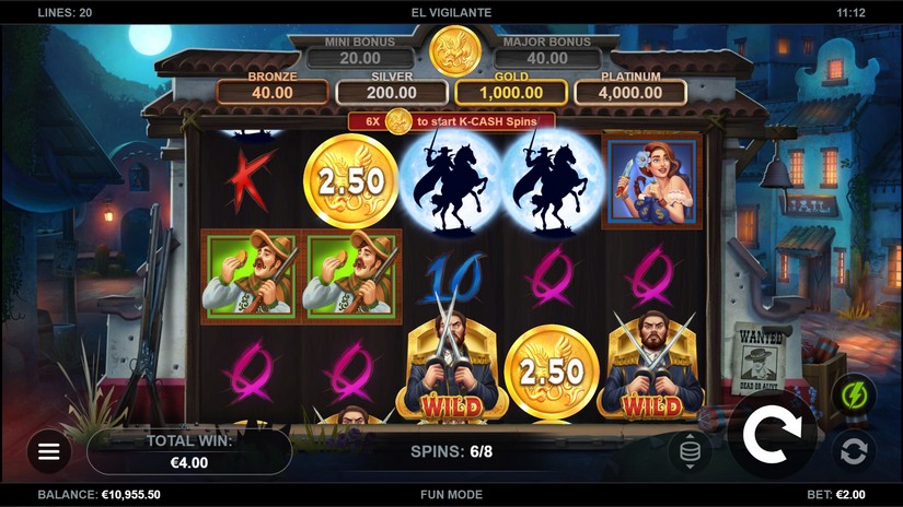 El Vigilante slot screen 4