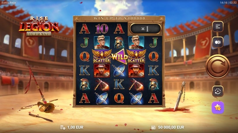 Lord & Lyu Rise of the Legion slot screen 1