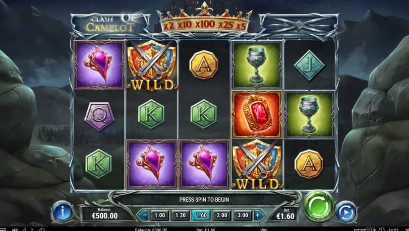 Clash of Camelot slot screen 7