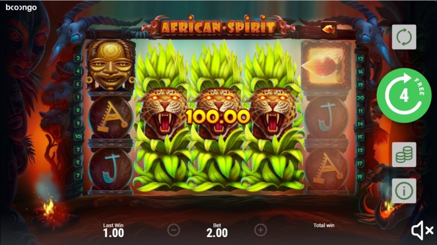 African Spirit slot screen 3