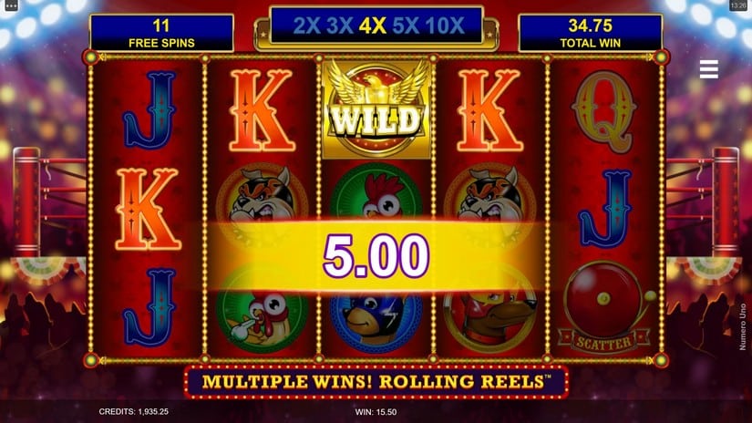 Numero Uno slot screen 8