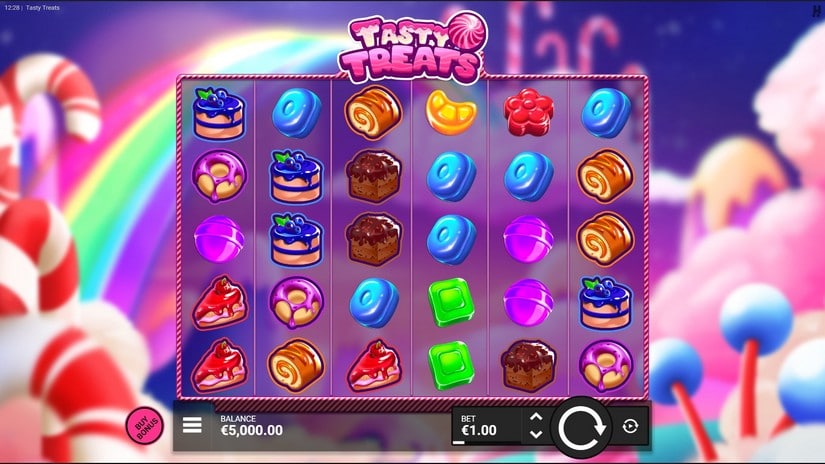 Tasty Treats slot screen 1