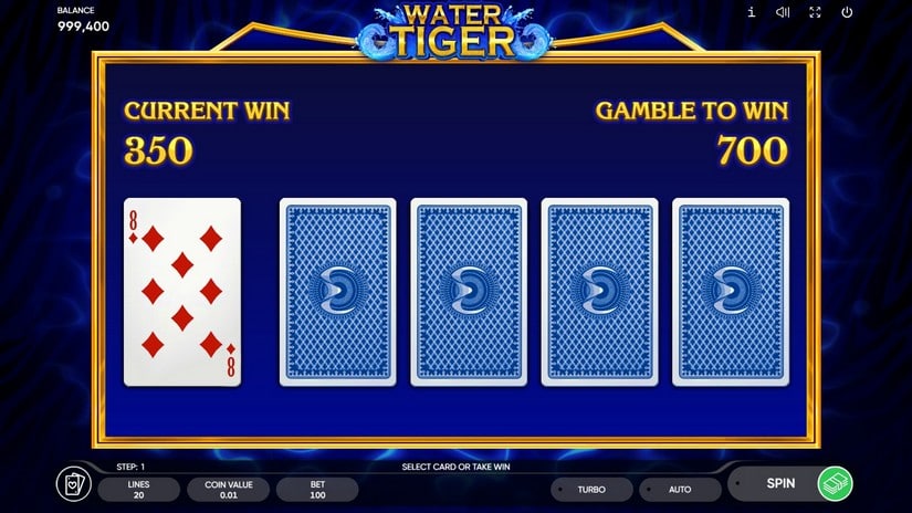 Water Tiger slot screen 4
