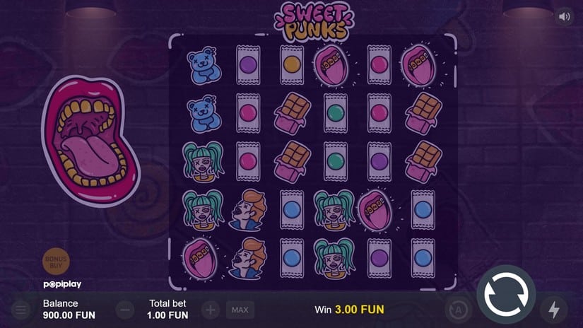 Sweet Punks slot screen 2