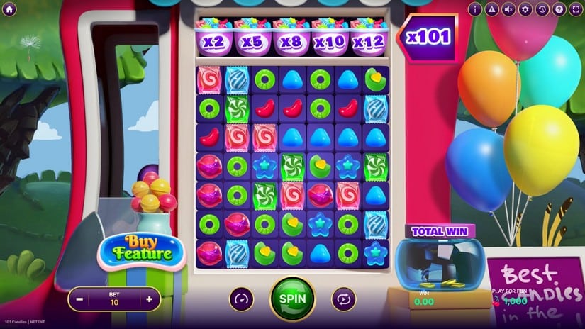 101 Candies slot screen 1