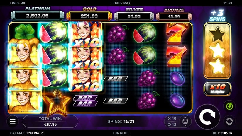 Joker Max slot screen 5
