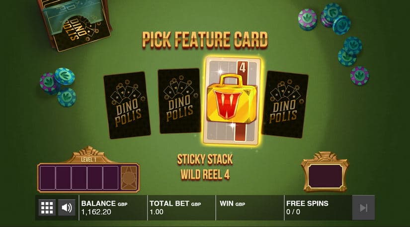 Dinopolis slot screen 8