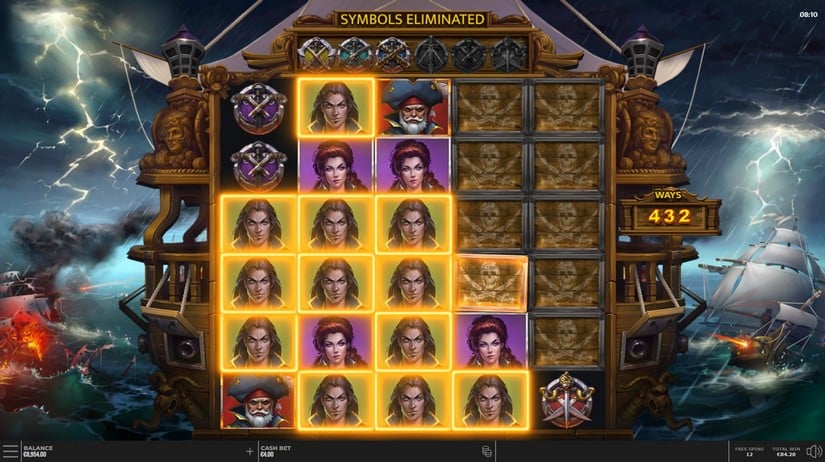 Cannonade! slot screen 8