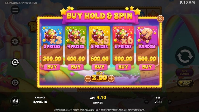 Candy Wild Bonanza slot screen 3