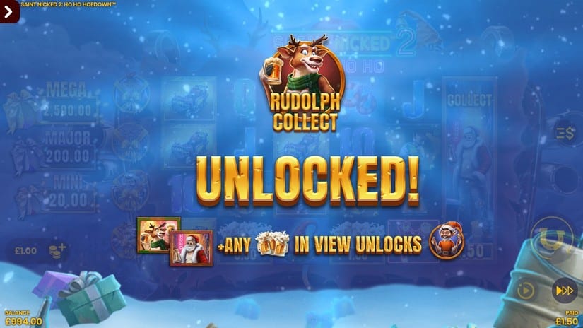 Saint Nicked 2 slot screen 3