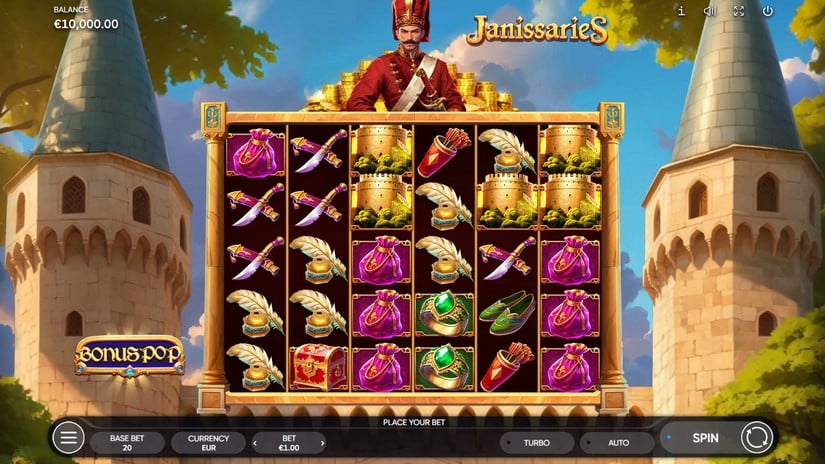 Janissaries slot screen 1