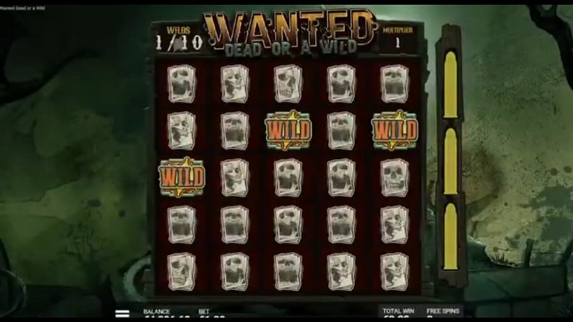 Wanted Dead or a Wild slot screen 4