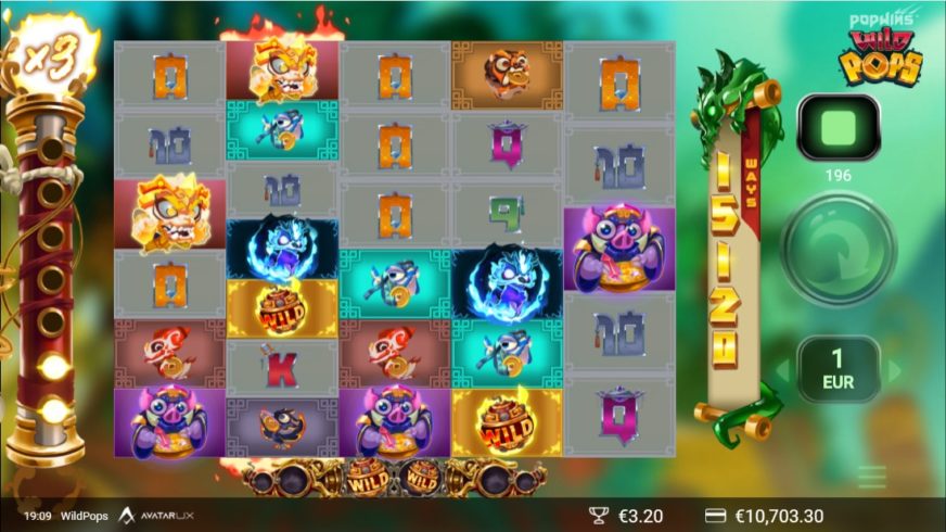 Wild Pops slot screen 2