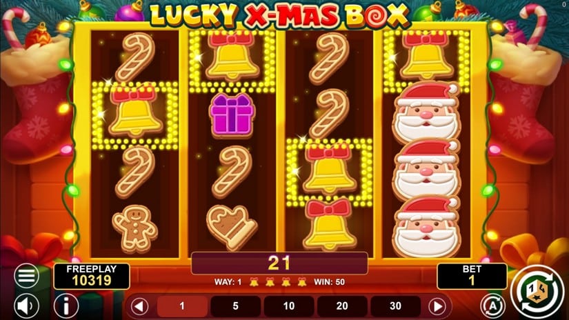 Lucky Xmas Box slot screen 3