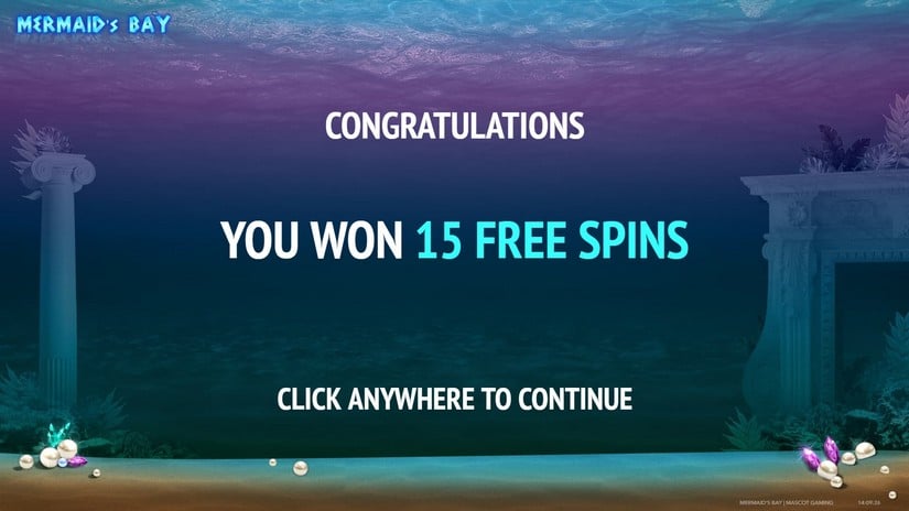 Mermaid’s Bay slot screen 2