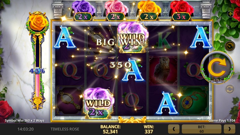 Timeless Rose slot screen 3
