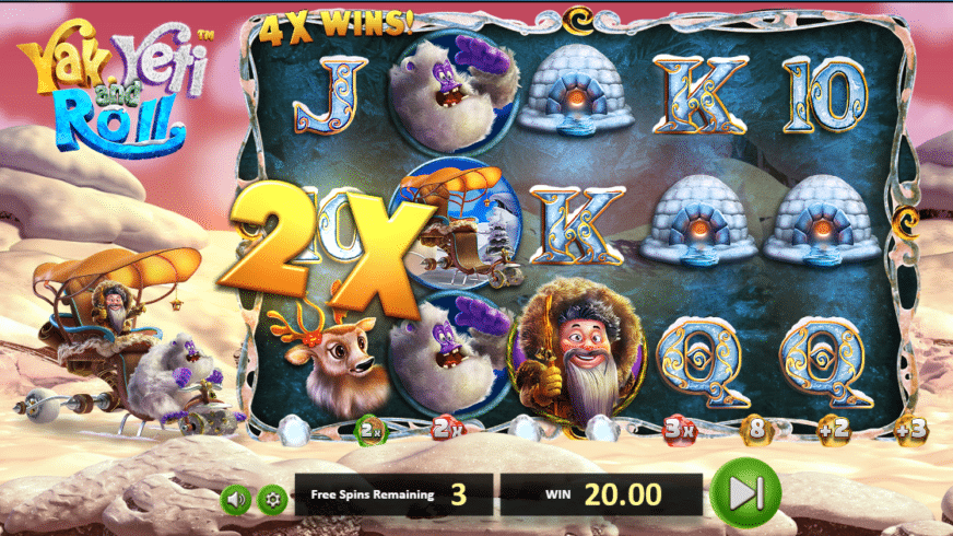 Yak Yeti and Roll slot screen 4