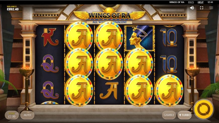 Wings of Ra slot screen 3