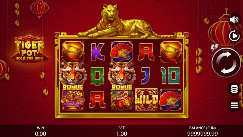 Tiger Pot: Hold The Spin slot screen 1