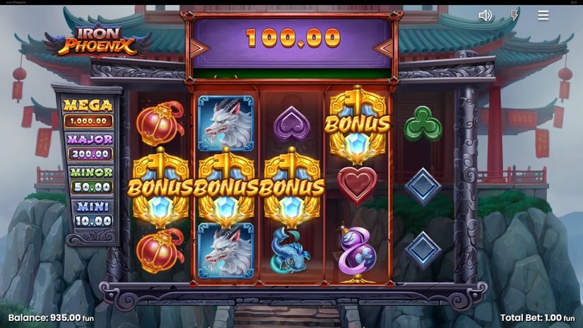Iron Phoenix slot screen 2