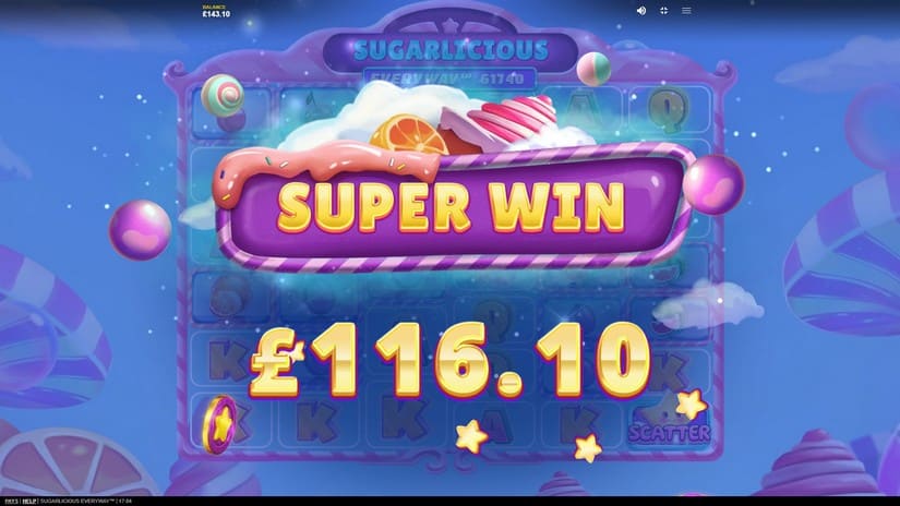Sugarlicious EveryWay slot screen 4