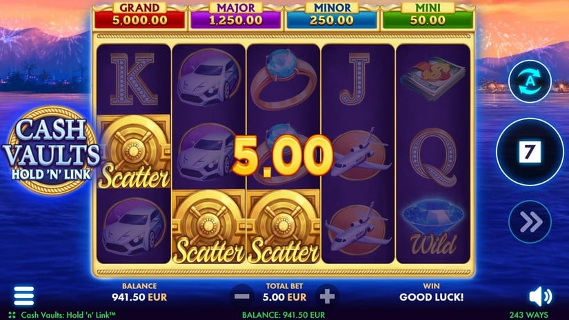 Cash Vault slot screen 6