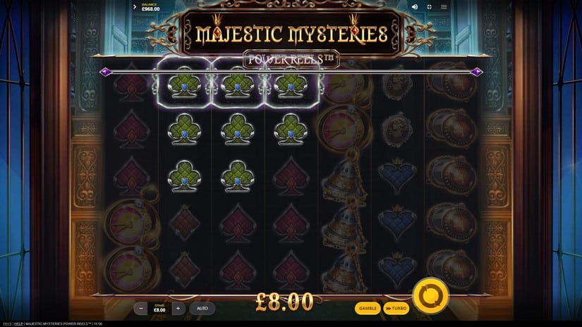 Majestic Mysteries Power Reels slot screen 3