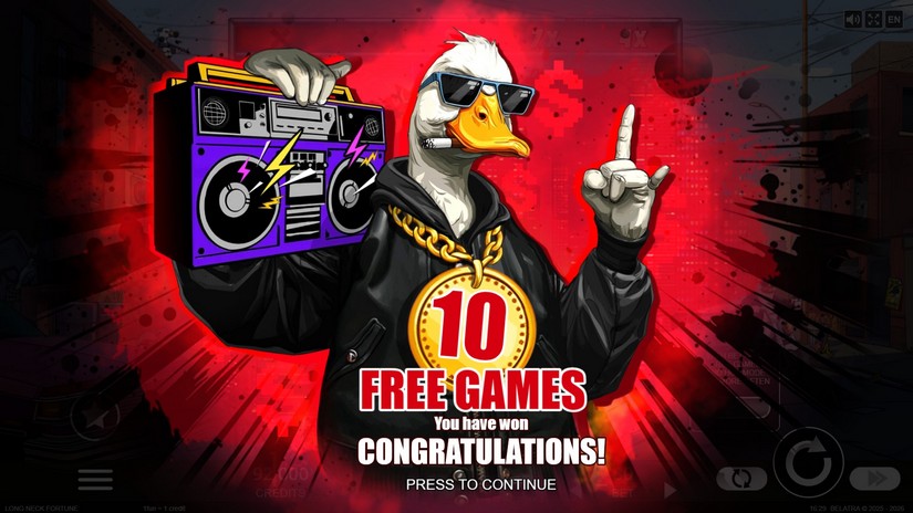 Long Neck Fortune slot screen 3