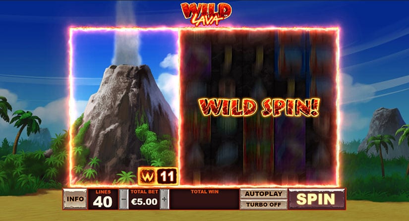 Wild Lava slot screen 4
