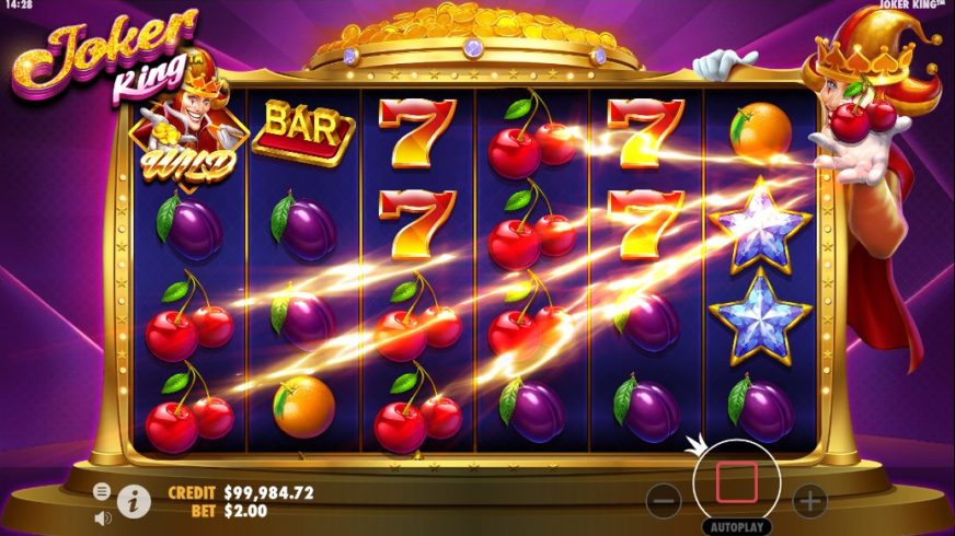Joker King slot screen 2