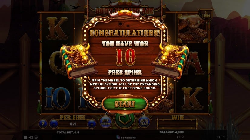 Book Of Rampage Reloaded slot screen 3
