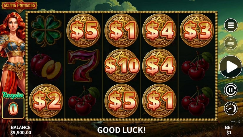 Celtic Princess slot screen 4