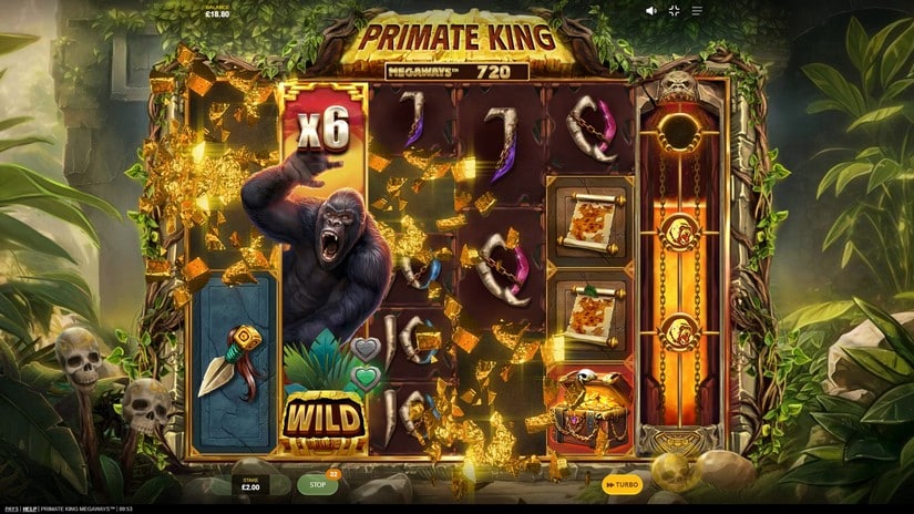 Primate King Megaways slot screen 6