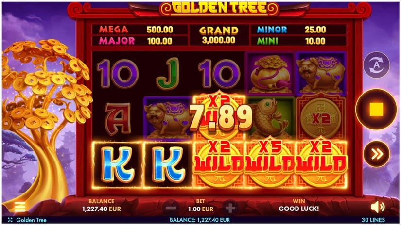 Golden Tree slot screen 3