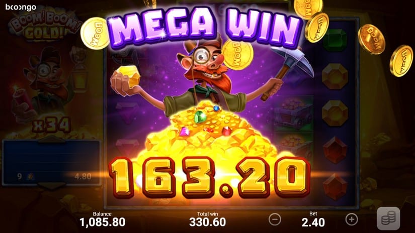Boom! Boom! Gold! slot screen 6
