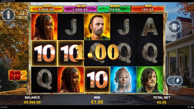 The Walking Dead 2 slot screen 3