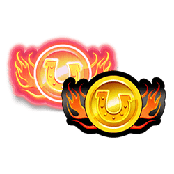 Wild Symbol of Coins on Fire Slot