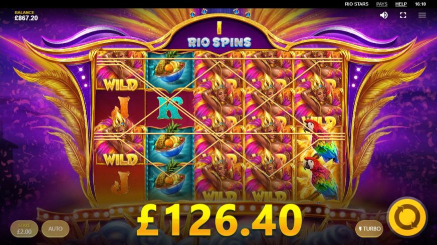 Rio Stars slot screen 5